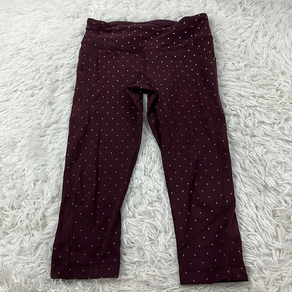 Lululemon Pace Rival Reflective Crops